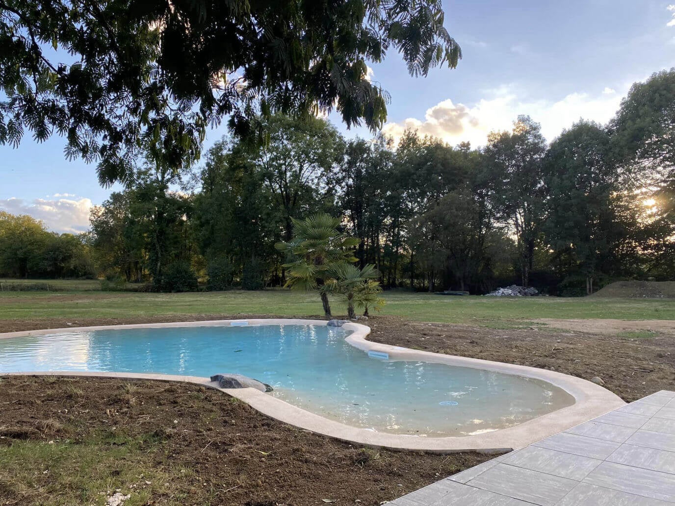 piscine fabriquée sur mesure dans le Vaucluse